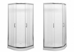 Душевой уголок Aquanet Alfa NAA2142 100x100, R550, прозрачное стекло